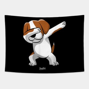 Dabbing Beagle Tapestry