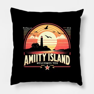 Amity Island Pillow