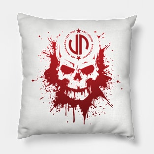 Joe Panella - Skull Spatter Pillow