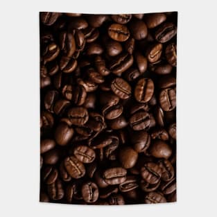 Dark Roasted Coffee Beans Caffeine Love Tapestry