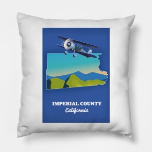 Imperial county California Map Pillow