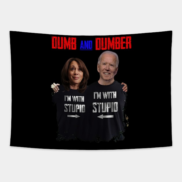 Dumb and Dumber I'm stupid Tapestry by EnarosaLinda XY