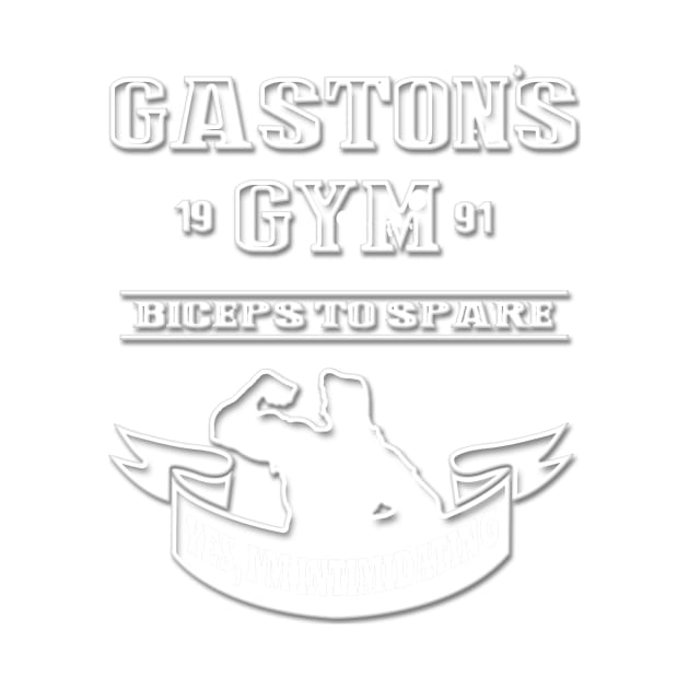 Gaston's Gym White by shawnalizabeth