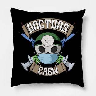 Doctors crew Jolly Roger pirate flag Pillow