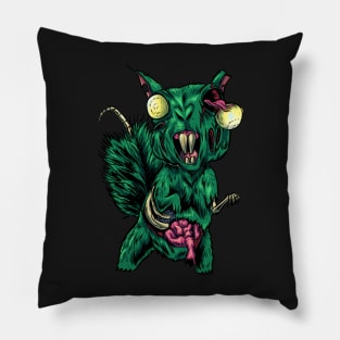 Zombie Squirrel Pillow