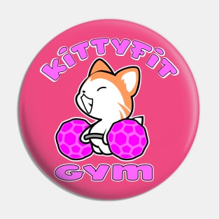 kitty Fit Gym Pin