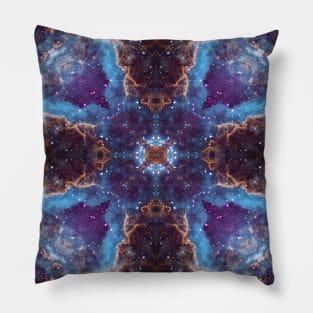 Cosmic ‘Winter’ Wonderland kaleidoscope V1 Pillow