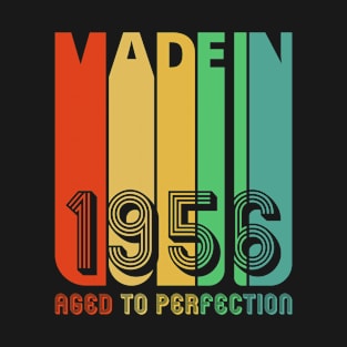 Vintage retro Made in 1956 Aged to perfection. T-Shirt