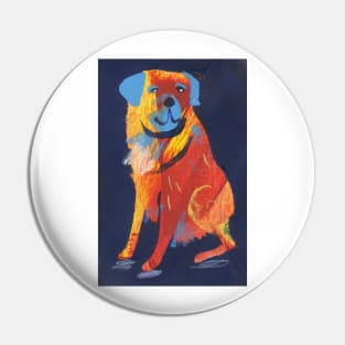 Orange Dog Pin