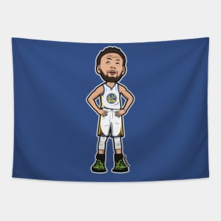 Steph Curry Cartoon Style Tapestry