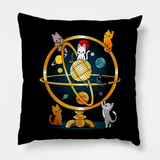 Astrolabe Cats Pillow