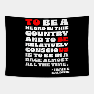 James Baldwin Quote Tapestry