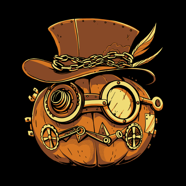 Steampunk Halloween Pumpkin by HAPPY GIFTS K