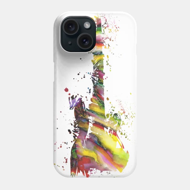 Funky guitar #guitar Phone Case by JBJart