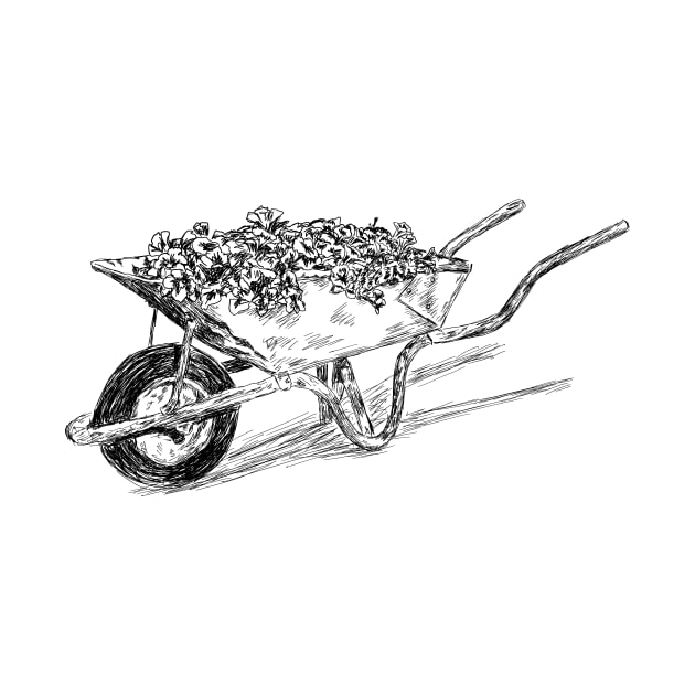 Wheelbarrow image by rachelsfinelines