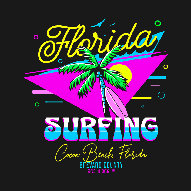 Floria Surfing Cocoa Beach by Moipa