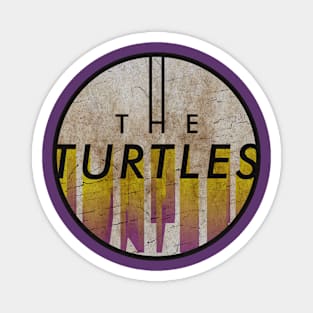 THE TURTLES - VINTAGE YELLOW CIRCLE Magnet