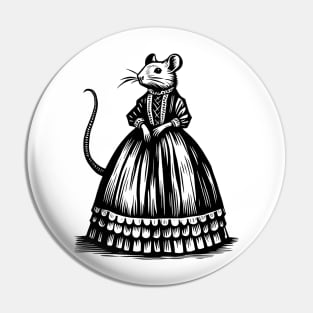 Ladylike Rat Pin