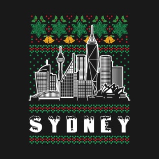 Sydney Australia Ugly Christmas T-Shirt