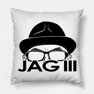 Classic Black JAG III LOGO Pillow