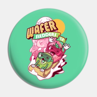 Wafer Sledders Pin