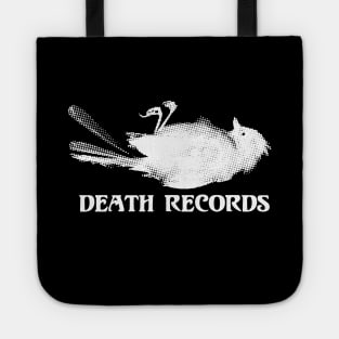 Death Records Label Tote