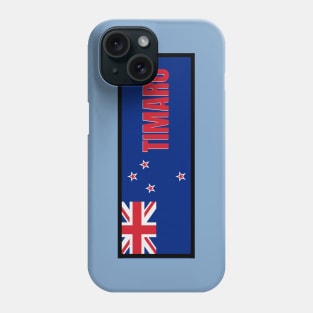 Timaru City in New Zealand Flag Phone Case