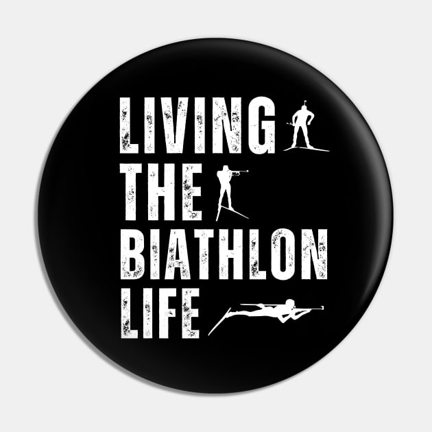 Biathlon Athlete Pin by footballomatic