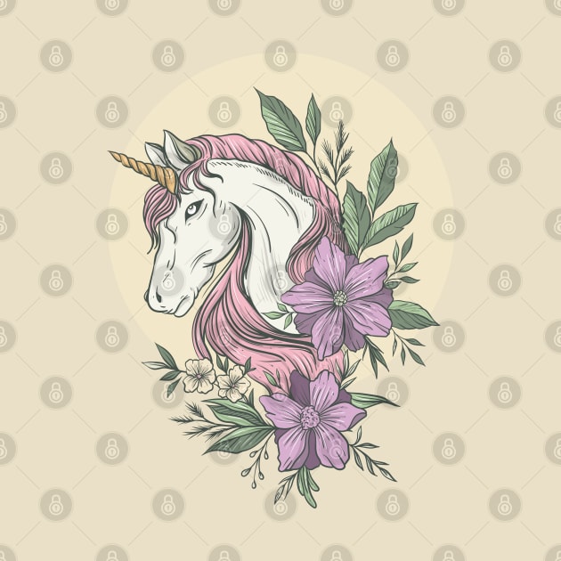 Super Beautiful unicorn art by Skidipap