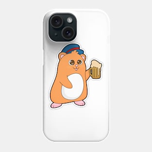 Hamster with Beer Phone Case