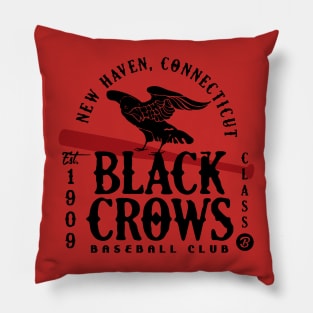 New Haven Black Crows Pillow