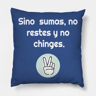 Shirt for Latinos Camiseta para Hispanos Pillow