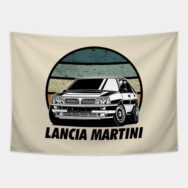 Lancia Delta Martini Racing Tapestry by mirailecs