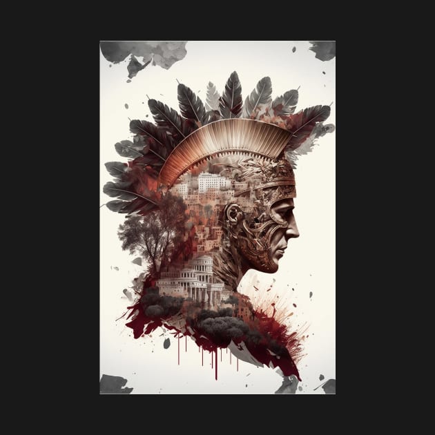 Roman Centurion Double Exposure by TortillaChief