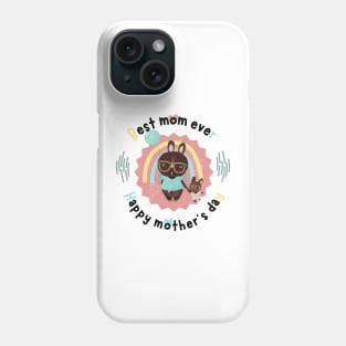 Best mom ever rabbit Phone Case