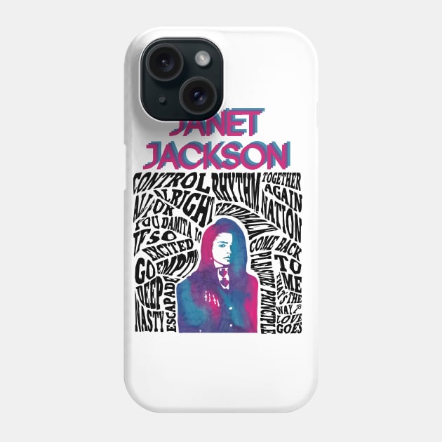 Janet Jackson Phone Case by cdisneyfanatic