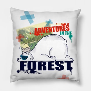 Adventures In the Forest Pillow