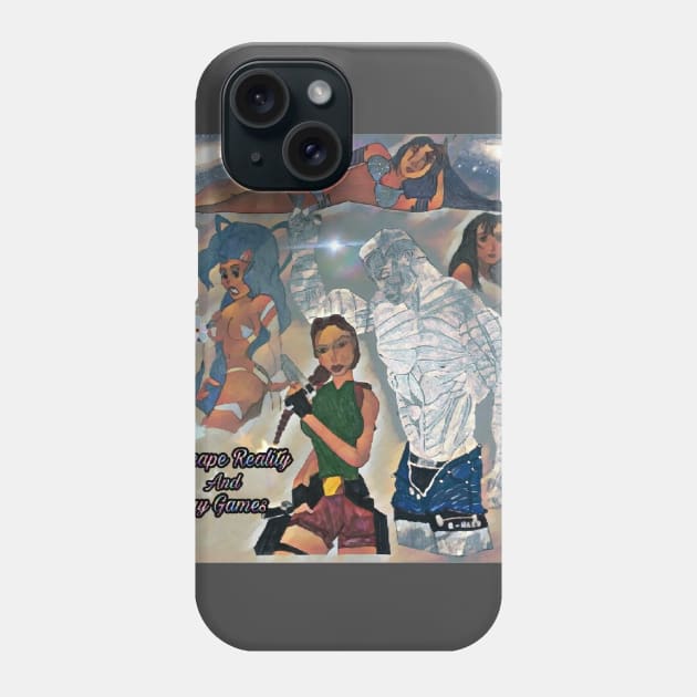 Escape Reality and Play Games Phone Case by wonderwoman0317