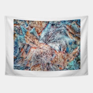 Winter Leaves pattern bywhacky Tapestry