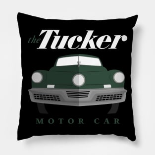 1948 Tucker Car Preston Tucker Green Pillow