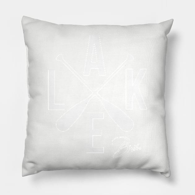 Lake Babe Pillow by LeesaMay