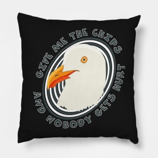 Eat like a seagull Pillow