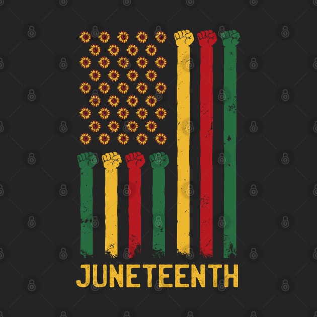 Raising Up Juneteenth: Celebrate Freedom with Flower Fists by Life2LiveDesign