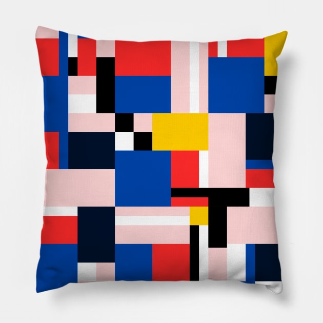 Geometric Print Pillow by kapotka