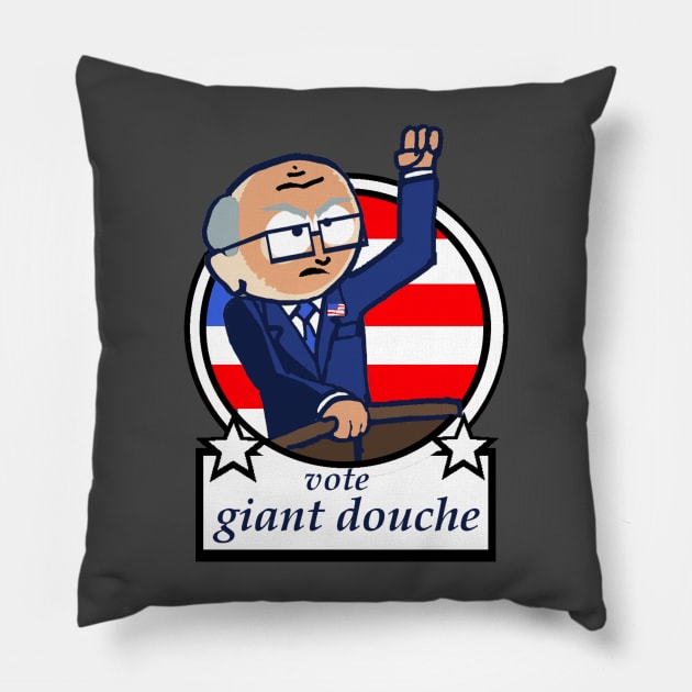 Vote giant douche Pillow by Undeadredneck