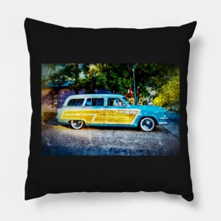 1954 Classic Wagon Pillow