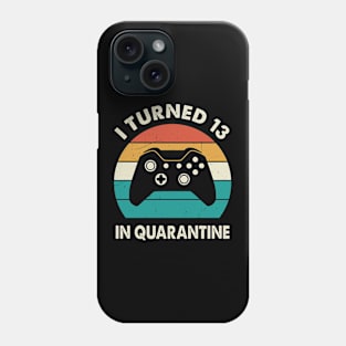 I Turned 13 In Quarantine - Sunset Retro Vintage 2007 13th Birthday Gift Phone Case