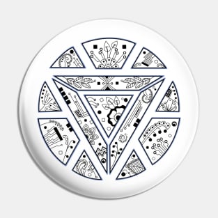 The crest mandala Pin