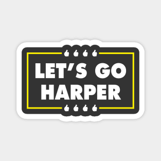 Let's Go Harper Magnet