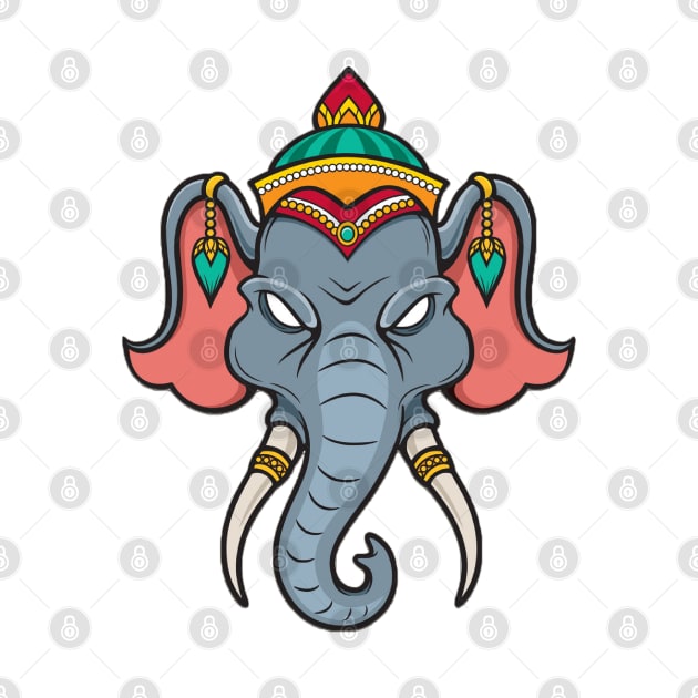 Indian elephant by GAGO5